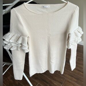 Club Monaco Off-White Wool Sweater